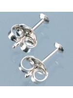 ΚΟΣΜΗΜΑ ΣΚΟΥΛΑΡΙΚΙ PEW POST ,925 SILVER 10MM 2PCS