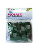 ΨΗΦΙΔΕΣ  ΜΩΣΑΪΚΑ ΠΛΑΚΑΚΙΑ GLITTER MIX, 45G, 10X10MM, 190 ΤΕΜΑΧΙΑ, ΓΚΡΙ