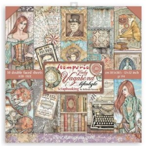 ΜΠΛΟΚ SCRAPBOOKING STAMPERIA 30,5Χ30,5CM 10Φ - DOUBLE FACE LADY VAGABOND LIFESTYLE ΜΠΛΟΚ SCRAPBOOKING STAMPERIA 30,5Χ30,5CM 10Φ - DOUBLE FACE LADY VAGABOND LIFESTYLE