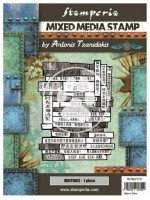 ΣΦΡΑΓΙΔΑ ΣΙΛΙΚΟΝΗΣ STAMPERIA 15X20CM - SIR VAGABOND IN JAPAN WRITINGS