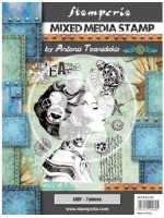 ΣΦΡΑΓΙΔΑ ΣΙΛΙΚΟΝΗΣ STAMPERIA 15X20CM - SEA WORLD LADY
