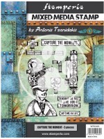 ΣΦΡΑΓΙΔΑ ΣΙΛΙΚΟΝΗΣ STAMPERIA 15X20CM - CAPTURE THE MOMENT