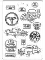 ΚΑΛΟΥΠΙ ΣΙΛΙΚΟΝΗΣ STAMPERIA Α4 - DESIRE VINTAGE CARS