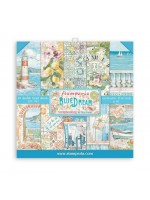 ΜΠΛΟΚ SCRAPBOOKING STAMPERIA 30,5Χ30,5CM 10Φ DOUBLE FACE - BLUE DREAM