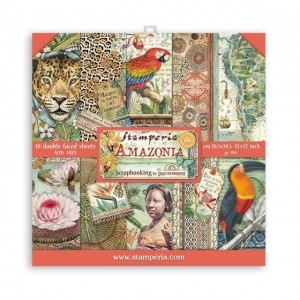 ΜΠΛΟΚ SCRAPBOOKING STAMPERIA 30,5Χ30,5CM 10Φ - AMAZONIA ΜΠΛΟΚ SCRAPBOOKING STAMPERIA 30,5Χ30,5CM 10Φ - AMAZONIA