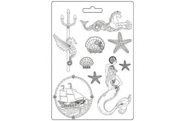ΚΑΛΟΥΠΙ ΣΙΛΙΚΟΝΗΣ STAMPERIA Α4 - Songs of the Sea Mermaid