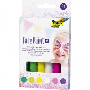 ΧΡΩΜΑΤΑ ΓΑΙ ΤΟ ΠΡΟΣΩΠΟ FACE PAINT KIT 1, 6 ΧΡΩΜΑΤΑ FOLIA ΧΡΩΜΑΤΑ ΓΑΙ ΤΟ ΠΡΟΣΩΠΟ FACE PAINT KIT 1, 6 ΧΡΩΜΑΤΑ FOLIA