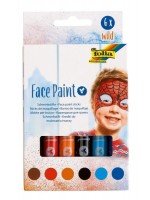 ΧΡΩΜΑΤΑ ΓΙΑ ΤΟ ΠΡΟΣΩΠΟ FACE PAINT KIT II, 6 ΧΡΩΜΑΤΑ FOLIA