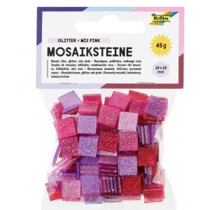 ΨΗΦΙΔΕΣ ΜΩΣΑΪΚΑ ΠΛΑΚΑΚΙΑ GLITTER MIX, 45G, 10X10MM, 190 ΤΕΜΑΧΙΑ, ΡΟΖ ΨΗΦΙΔΕΣ ΜΩΣΑΪΚΑ ΠΛΑΚΑΚΙΑ GLITTER MIX, 45G, 10X10MM, 190 ΤΕΜΑΧΙΑ, ΡΟΖ