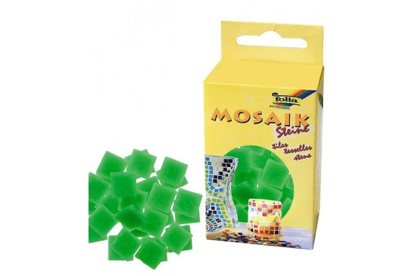 ΨΗΦΙΔΕΣ ΜΩΣΑΪΚΑ ΠΛΑΚΑΚΙΑ 200gr 300τεμ 10X10MM FIR GREEN