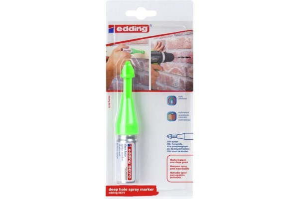 ΜΑΡΚΑΔΟΡΟΣ ΣΕ ΣΠΡΕΥ DEEP HOLE SPRAYMARKER e-8870 BL.NEON GREEN