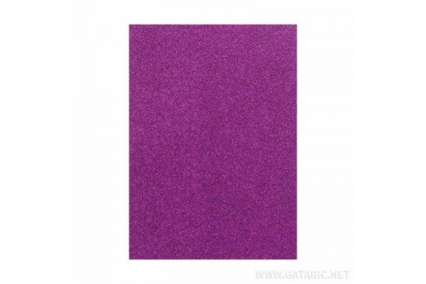 ΑΦΡΩΔΕΣ ΦΥΛΛΟ GLITTER PURPLE Α4 210x297mm  2,0 mm