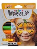 ΧΡΩΜΑΤΑ ΠΡΟΣΩΠΟΥ MASK UP PUMKIN CARIOCA SET 3 ΧΡΩΜΑΤΑ
