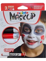 ΧΡΩΜΑΤΑ ΠΡΟΣΩΠΟΥ MASK UP CREEPY CARIOCA SET 3 ΧΡΩΜΑΤΑ