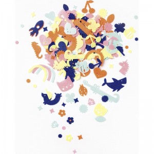 ΤΣΟΧΙΝΑ ΔΙΑΚΟΣΜΗΤΙΚΑ HAPPY SHAPES 170 ΤΕΜΑΧΙΑ