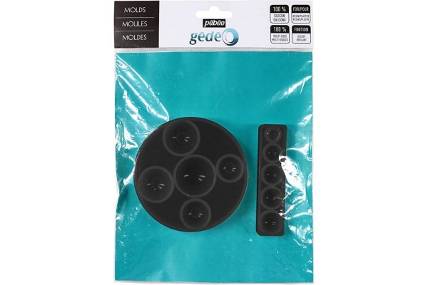 ΣΕΤ ΚΑΛΟΥΠΙΑ ΣΙΛΙΚΟΝΗΣ 2ΤΕΜ PEBEO GEDEO MOULDING