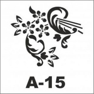 ΣΤΕΝΣΙΛ 20Χ20 A-15 ARTEBELLA ΓΩΝΙΑ ΛΟΥΛΟΥΔΙΑ