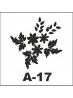 ΣΤΕΝΣΙΛ 20Χ20 A-17 ARTEBELLA ΦΥΛΛΑ ΜΕ ΛΟΥΛΟΥΔΙΑ