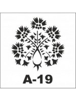ΣΤΕΝΣΙΛ 20Χ20 A-19 ARTEBELLA ΛΟΥΛΟΥΔΙ ΑΓΚΑΘΩΤΟ