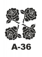 ΣΤΕΝΣΙΛ 20Χ20 A-36 ARTEBELLA ΤΡΙΑΝΤΑΦΥΛΛΟ