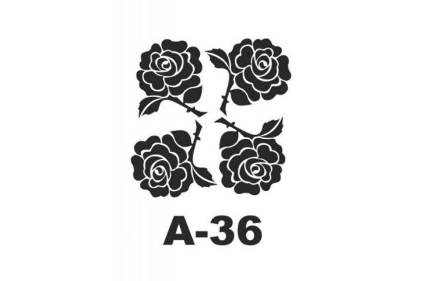 ΣΤΕΝΣΙΛ 20Χ20 A-36 ARTEBELLA ΤΡΙΑΝΤΑΦΥΛΛΟ