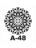 ΣΤΕΝΣΙΛ 20Χ20 A-48 ARTEBELLA ΜΠΟΡΝΤΟΥΡΑ ΣΤΡΟΓΓΥΛΗ