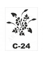 ΣΤΕΝΣΙΛ 15Χ20 C-24 ARTEBELLA ΛΟΥΛΟΥΔΙΑ