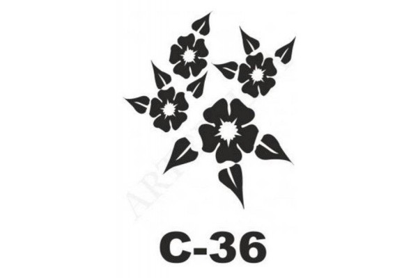 ΣΤΕΝΣΙΛ 15Χ20 C-36 ARTEBELLA ΛΟΥΛΟΥΔΙΑ