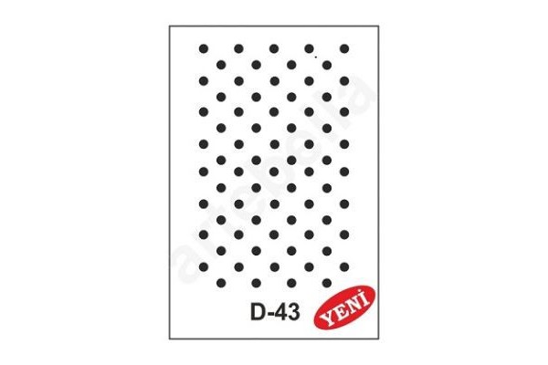 ΣΤΕΝΣΙΛ  20Χ30 D-43 ARTEBELLA ΠΟΥΑ