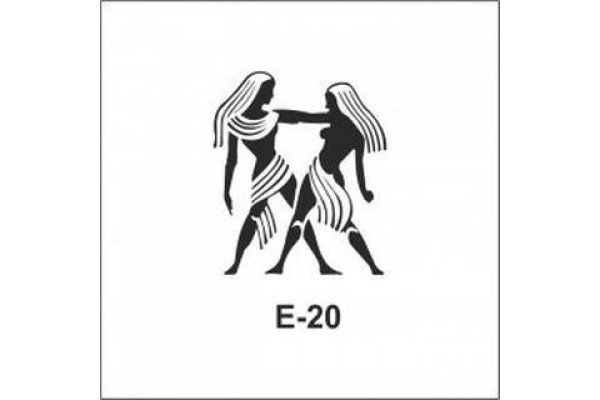 ΣΤΕΝΣΙΛ 10Χ10 Ε-20 ARTEBELLA ΖΩΔΙΟ ΔΙΔΥΜΟΣ
