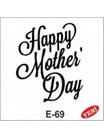 ΣΤΕΝΣΙΛ 10Χ10 Ε-69 ARTEBELLA HAPPY MATHERS DAY