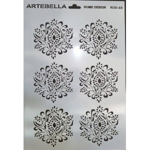 ΣΤΕΝΣΙΛ 35Χ50 HOME DESING STENCILS ARTEBELLA