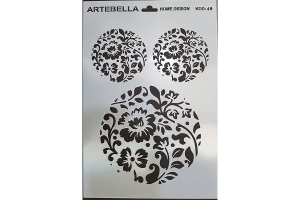ΣΤΕΝΣΙΛ 35Χ50 HOME DESING STENCILS ARTEBELLA
