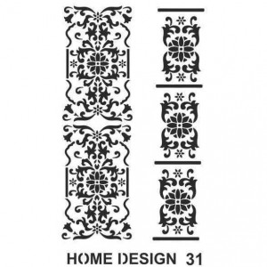 ΣΤΕΝΣΙΛ 35Χ50 HDS31 HOME DESING STENCILS ARTEBELLA