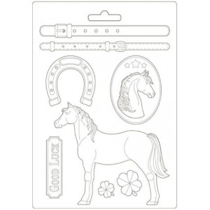 ΚΑΛΟΥΠΙ ΣΙΛΙΚΟΝΗΣ STAMPERIA Α4 - ROMANTIC HORSES