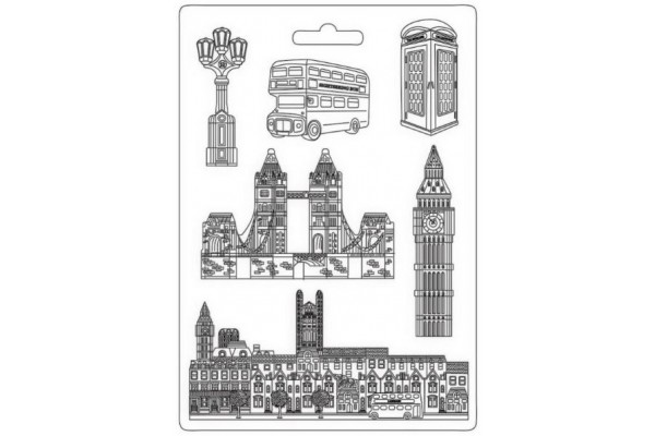 ΚΑΛΟΥΠΙ ΣΙΛΙΚΟΝΗΣ STAMPERIA Α4 - LONDON