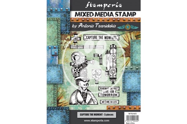 ΣΦΡΑΓΙΔΑ ΣΙΛΙΚΟΝΗΣ STAMPERIA 15X20CM - CAPTURE THE MOMENT