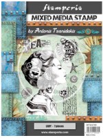 ΣΦΡΑΓΙΔΑ ΣΙΛΙΚΟΝΗΣ STAMPERIA 15X20CM - SEA WORLD LADY