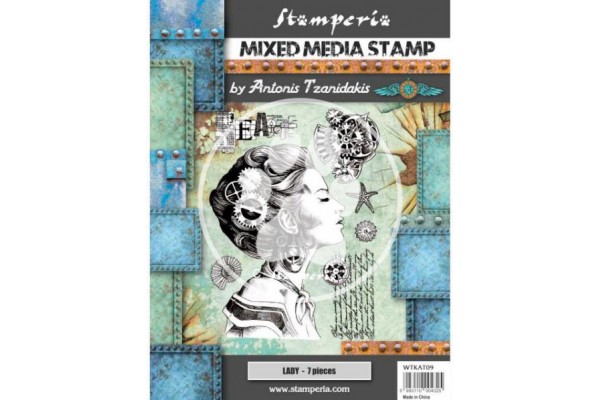 ΣΦΡΑΓΙΔΑ ΣΙΛΙΚΟΝΗΣ STAMPERIA 15X20CM - SEA WORLD LADY