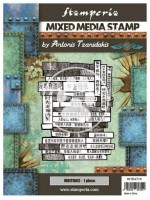 ΣΦΡΑΓΙΔΑ ΣΙΛΙΚΟΝΗΣ STAMPERIA 15X20CM - SIR VAGABOND IN JAPAN WRITINGS