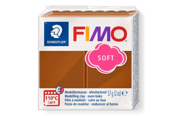 STAEDTLER ΠΗΛΟΣ FIMO SOFT 8020-7 Caramel 57g