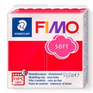 STAEDTLER ΠΗΛΟΣ FIMO SOFT 8020-24 Indian Red 57g