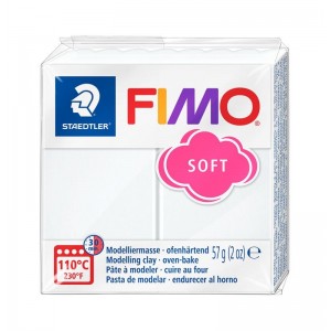 STAEDTLER ΠΗΛΟΣ FIMO SOFT 8020-0  White 57g