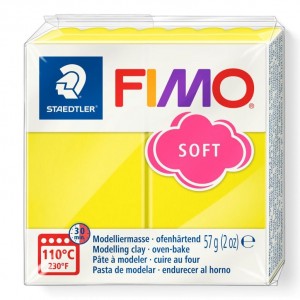 STAEDTLER ΠΗΛΟΣ FIMO SOFT 8020-10 Lemon 57g