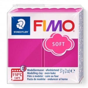 STAEDTLER ΠΗΛΟΣ FIMO SOFT 8020-22 Raspberry 57g