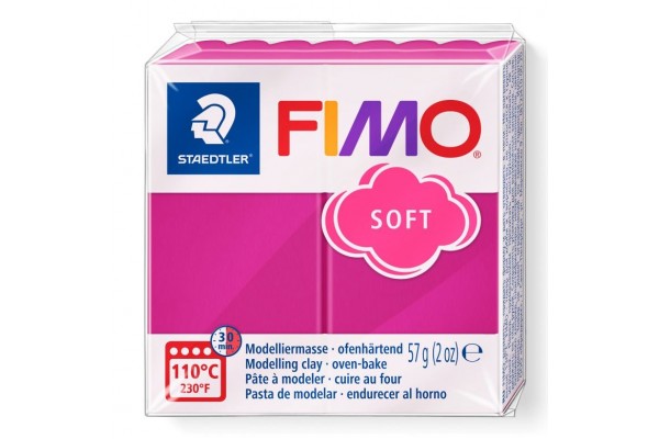 STAEDTLER ΠΗΛΟΣ FIMO SOFT 8020-22 Raspberry 57g
