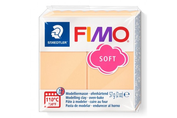 STAEDTLER ΠΗΛΟΣ FIMO SOFT 8020-405 Peach 57g