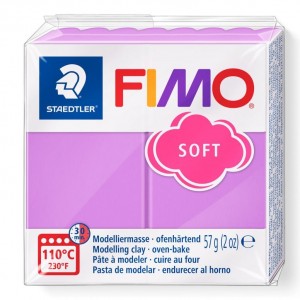 STAEDTLER ΠΗΛΟΣ FIMO SOFT 8020-62 Lavender 57g