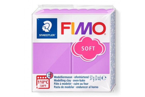 STAEDTLER ΠΗΛΟΣ FIMO SOFT 8020-62 Lavender 57g
