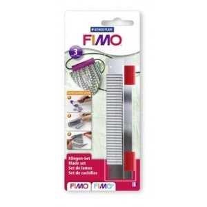 ΣΕΤ ΛΑΜΕΣ ΜΑΧΑΙΡΙΑ 3ΤΕΜ FIMO 8700 04